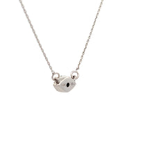 Load image into Gallery viewer, .12ct Emerald Diamond Fashion Pendants 14KT White Gold
