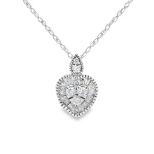 Load image into Gallery viewer, .31ct Diamond Fashion Pendants 14KT White Gold
