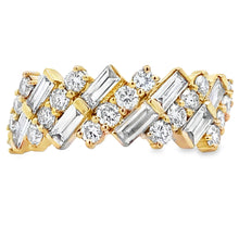 将图片加载到图库查看器，Lab Grown Diamond Fashion band rings 14KT Yellow Gold
