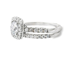 将图片加载到图库查看器，Lab Grown Diamond Engagement Ring Set 10KT White Gold
