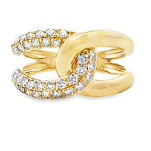 将图片加载到图库查看器，.80ct Diamond Ring 14KT Yellow Gold
