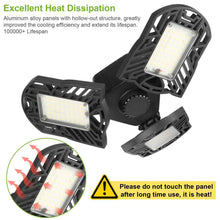 将图片加载到图库查看器，iMounTEK E26 /E27 80W 7000LM 6500K LED Garage Ceiling Light
