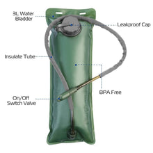 Load image into Gallery viewer, iMountek Tactical Hydration Pack 3L Water Bladder

