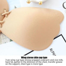 Load image into Gallery viewer, Incredible Strapless Invisible Bra Seamless Push Up Silicone Bras For Women Skin Black Lingerie Drawstring Bralette
