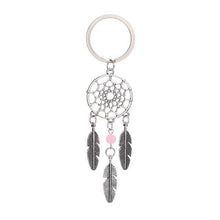 Load image into Gallery viewer, Indian Style Dreamcatcher Handmade Wind Chimes Hanging Pendant Dream Catcher For Bedroom Home Wall Art Hangings Decorations Feather Flowers Dream Catchers For Girls Kids Nursery Bedroom Wall Decor Festival Gift
