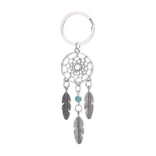 Load image into Gallery viewer, Indian Style Dreamcatcher Handmade Wind Chimes Hanging Pendant Dream Catcher For Bedroom Home Wall Art Hangings Decorations Feather Flowers Dream Catchers For Girls Kids Nursery Bedroom Wall Decor Festival Gift
