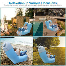 Load image into Gallery viewer, Inflatable Lounger Air Sofa Chair Couch with Portable Organizing Bag
