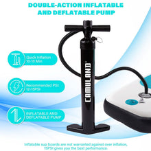 Load image into Gallery viewer, Inflatable Paddle Board Stand up Adults with Adjustable Paddle and Removable Fin Orange
