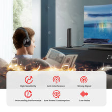 Load image into Gallery viewer, MH2001 Wireless Headphones 5-in-1 Functionality with FM Radio &amp; TV Support On-Ear
