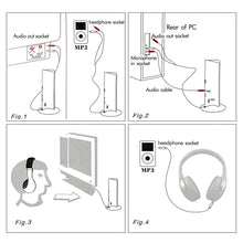 Load image into Gallery viewer, MH2001 Wireless Headphones 5-in-1 Functionality with FM Radio &amp; TV Support On-Ear
