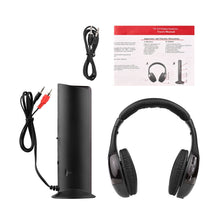 Load image into Gallery viewer, MH2001 Wireless Headphones 5-in-1 Functionality with FM Radio &amp; TV Support On-Ear
