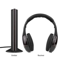 Load image into Gallery viewer, MH2001 Wireless Headphones 5-in-1 Functionality with FM Radio &amp; TV Support On-Ear
