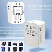 Load image into Gallery viewer, International Portable Worldwide All-in-One Plug Travel Adapter Converter for USA EU UK AUS
