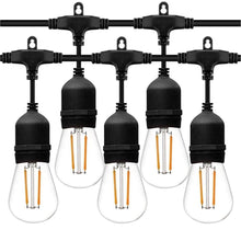 Load image into Gallery viewer, IP65 LED String Lights Retro Edison Filament Bulb Bright Daylight White Antique LED Filament Bulbs For Party Outdoor Garden Holiday Wedding Light String

