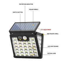 Load image into Gallery viewer, IP65 Solar Powered Street Light Dusk To Dawn With Motion Sensor
