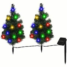 Load image into Gallery viewer, IP65 Waterproof Solar Powered Prelit Small Christmas Tree

