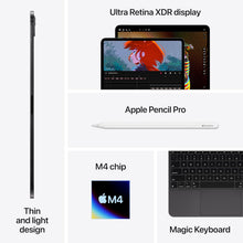 Load image into Gallery viewer, iPad Pro 11‑inch (2024) Nano‑Texture – M4 10‑Core CPU/GPU • Cellular 5G – 16GB RAM 1TB SSD • AppleCare+ 10/26
