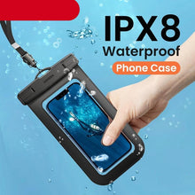 Load image into Gallery viewer, IPX8 Waterproof Phone Case Bag For iPhone 14 13 12 Pro Max Protective Case Universal Swim Waterproof Mobile Phone Case With Improved Locking Design Underwater Waterproof Mobile Phone Case
