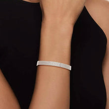 Load image into Gallery viewer, Italian Made 925 Sterling Silver 7MM Flat Coreana Chain Bracelet
