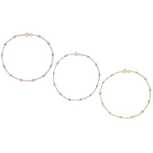 将图片加载到图库查看器，Italian Sterling Silver 10" Anklets
