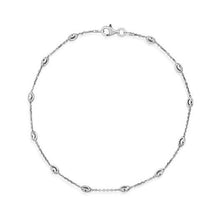 将图片加载到图库查看器，Italian Sterling Silver 10" Anklets
