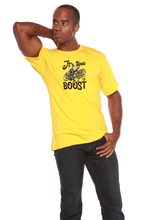 Load image into Gallery viewer, It`s time to BOOST Men's Bamboo Viscose/Organic Cotton Short Sleeve Graphic T-Shirt
