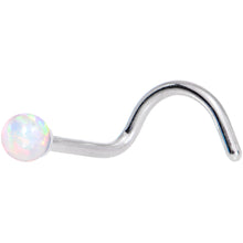 Load image into Gallery viewer, Multi Color 2.5mm Synthetic Opal Ball Left Nose Screw 4 Pack Set
