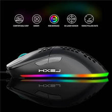 将图片加载到图库查看器，J900 Honeycomb Hollow Wired Gaming Mouse
