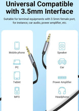 将图片加载到图库查看器，Jack 3.5mm Aux Cable  3.5mm Audio Cable Jack  Headphones Speaker Cable Male Stereo Audio Cable Fabric Braided Compatible For Headphones Smartphone Car Stereos
