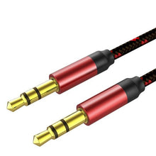 将图片加载到图库查看器，Jack Audio Cable Jack Male To Male Audio Aux Cable For Car Headphone Hi-Fi Stereo Jack Shielded AUX Cord Compatible With Phones Tablets Speaker Wire Line Aux Cord Speaker 3.5mm
