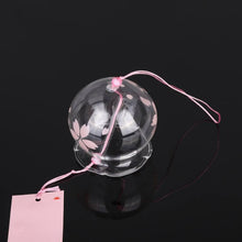 Load image into Gallery viewer, Japan Style Hand-paint Sakura Glass Wind Chimes Creative Gifts Painted Window &amp; Door Hanging Bells Decorations Hanging Wind Chime Pendant Label Chimes Wind Bells Gift For Mom Home
