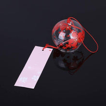 Load image into Gallery viewer, Japan Style Hand-paint Sakura Glass Wind Chimes Creative Gifts Painted Window &amp; Door Hanging Bells Decorations Hanging Wind Chime Pendant Label Chimes Wind Bells Gift For Mom Home
