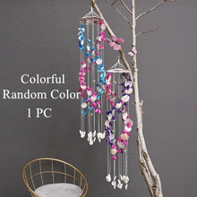 将图片加载到图库查看器，Japanese Wind Chimes Bells Hanging Ornaments Mobile Portable Waterproof Outdoor Wind-chime Mediterranean Style Home Garden Yard Decoration Natural Shell Wind Chimes Birthday Gifts
