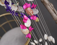 将图片加载到图库查看器，Japanese Wind Chimes Bells Hanging Ornaments Mobile Portable Waterproof Outdoor Wind-chime Mediterranean Style Home Garden Yard Decoration Natural Shell Wind Chimes Birthday Gifts
