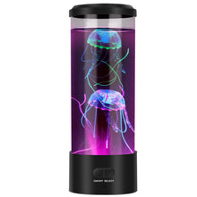 Load image into Gallery viewer, Jellyfish Lava Lamp Multicolor Changing Mood Night Light
