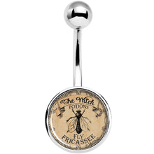 Load image into Gallery viewer, Witches Brew Fly Fricassee Halloween Belly Ring
