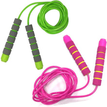 Load image into Gallery viewer, Jump Rope For Kids Girls Boys Adjustable Soft Skipping Rope With Skin-Friendly Foam Handles Soft Skipping Rope With Skin-Friendly Foam Handles For Kids Boys Girls Children Outdoor Fun Activity
