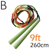 Load image into Gallery viewer, Jump Skipping Rope Beginner Soft Beaded Adjustable Tangles Free Fitness Skipping Rope For Men Women Kids Soft Beaded Skipping Rope Keeping Fit For Training Workout And Weight Loss
