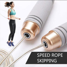 Load image into Gallery viewer, Jump Skipping Ropes Weighted Fast Speed Steel Wire Jumping Ropes For Fitness Steel Wire Rope With Anti-Slip Handles Skipping Rope For Workout Boxing Gym Fitness Training
