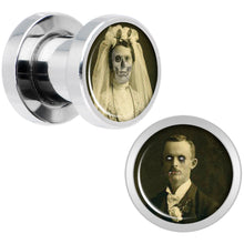 Load image into Gallery viewer, Undead Bride and Groom Halloween Plug Set 2G
