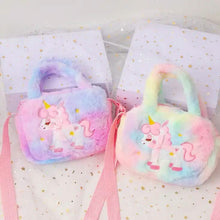 Load image into Gallery viewer, Kawaii Unicorn Pattern Plush Bag
