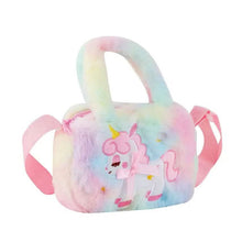 Load image into Gallery viewer, Kawaii Unicorn Pattern Plush Bag
