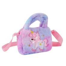 Load image into Gallery viewer, Kawaii Unicorn Pattern Plush Bag
