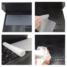 Load image into Gallery viewer, Keyboard Cover Skin Waterproof Dustproof Silicone Film Universal Tablet Keyboard Protector Guard for 13-17 Inch Notebook Gaming Laptop Keyboard Skin Protector For Gaming Lovers
