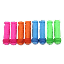 将图片加载到图库查看器，Kids Bike Bicycle Tricycle Scooter Rubber Grip Handle Handlebar Grips Anti-skid Colorful Grips Mountain Bike Grips Sponge Bike Soft Handle Grips Suitable For Road Bikes Mountain And Kids Bikes
