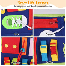 Load image into Gallery viewer, Kids Busy Board Sensory Activity Board Preschool Learning Toys
