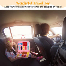 Load image into Gallery viewer, Kids Busy Board Sensory Activity Board Preschool Learning Toys

