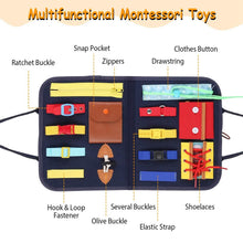 Load image into Gallery viewer, Kids Busy Board Sensory Activity Board Preschool Learning Toys
