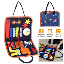 Load image into Gallery viewer, Kids Busy Board Sensory Activity Board Preschool Learning Toys
