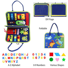 Load image into Gallery viewer, Kids Busy Board Sensory Activity Board Preschool Learning Toys
